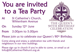 Tea party QE2 90 Web Poster