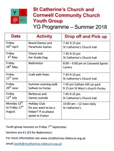 Youth Group Summer 18