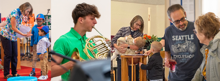 Collage of people from St Catherine's Tilehursy