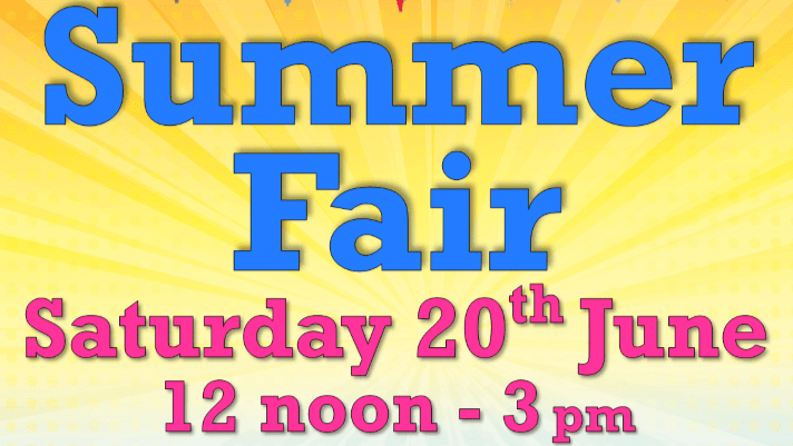 Summer Fair – Saturday 20th&nbsp;June