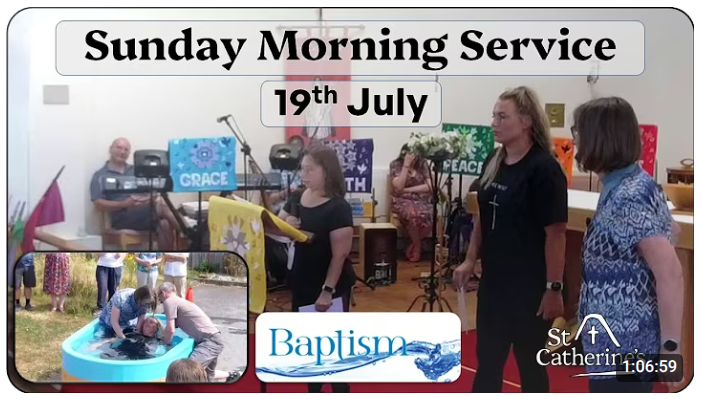 Family Service with Adult Baptisms – July&nbsp;19th