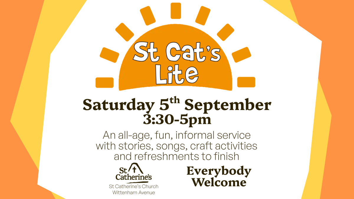 St Cat’s Lite – 5th&nbsp;Sept